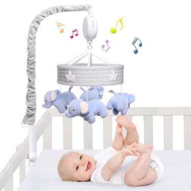 Imagem de Móbile de Bebê YUNGCHI para Berçário - Elefante com Música