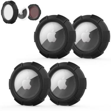 Imagem de 4 Capas Adesivas Bingcok para Apple AirTag (2021)