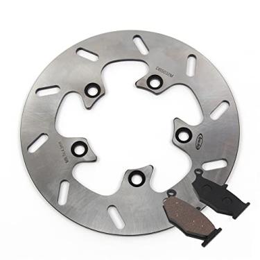 Imagem de Kit de rotor e pastilhas de disco de freio traseiro compatível com Suzuki GSXR 600 750 2006-2010, GSXR 1000 2007-2010, acessórios de substituição de motocicleta