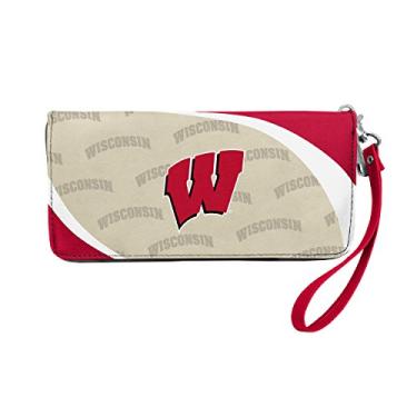 Imagem de Littlearth NCAA Wisconsin Badgers Curve Zip Organizer, cor do time, 20 x 10 x 2,5 cm
