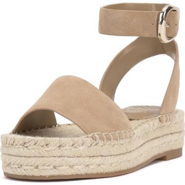 Imagem de Vince Camuto Sandália feminina Darna Espadrille Wedge, Camurça Tortilla, 35
