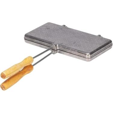 Imagem de Tostex Baurutex Sanduicheira Forma Dupla Com Cabo De Madeira