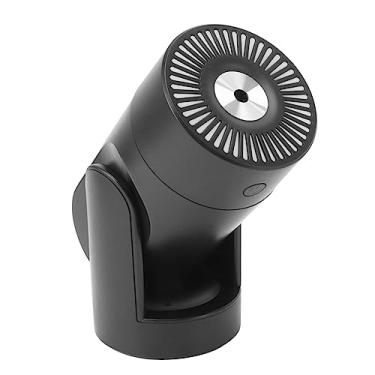 Imagem de GRCFUMO Mini umidificador, umidificador de névoa fria rotativo automático com carga USB silenciosa, difusor portátil para quarto de escritório de carro (Preto)