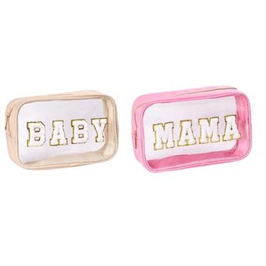 Imagem de Bolsa de higiene MAMA BABY transparente, rosa, Mama Baby