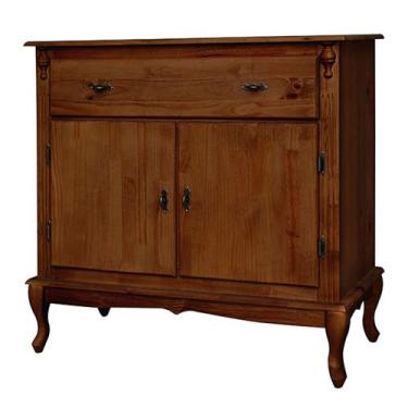 Imagem de Buffet Balcão de Cozinha de Madeira Antique 100 cm com 2 Portas e 1 Ga