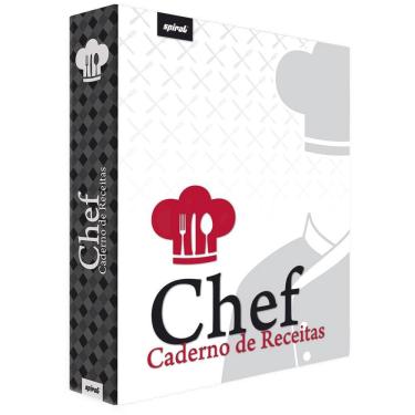 Imagem de Caderno de receitas argolado 160mmx220mm com200 fls 01239 Spiral pt 1 un