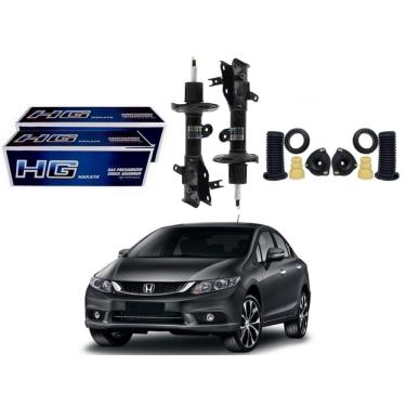 Imagem de Kit amortecedor dianteiro nakata original honda civic 1.8 2012 A 2016
