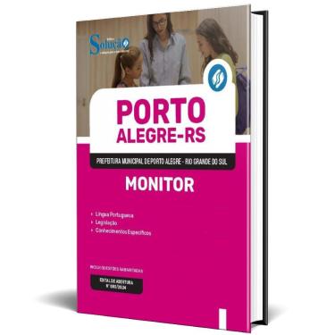 Imagem de Apostila Prefeitura De Porto Alegre Rs 2024 - Monitor