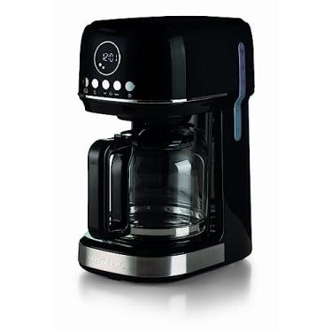 Imagem de Ariete Cafeteira moderna 1396, café americano, capacidade para até 15 xícaras, base de aquecimento, visor LCD, filtros removíveis e laváveis, preto