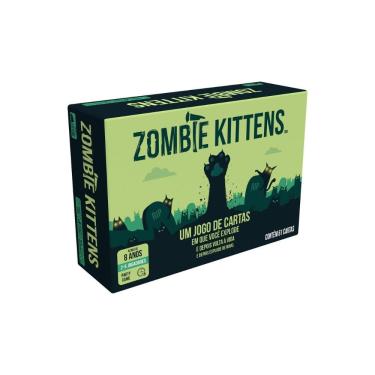 Imagem de Exploding Kittens: Zombie Kittens Jogo de Cartas Galápagos