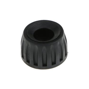 Imagem de Baoblaze Pés de tripé espiga monopé de câmera antiderrapante peças de reposição para tripé Yunteng - 33 mm/37 mm de diâmetro - preto, 37 mm