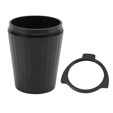 Imagem de 54mm café doseador copo alumínio liga Portafilter doseador caneca para cafeteira máquina preto