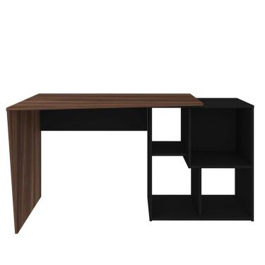 Imagem de Mesa Escrivaninha em L com Nichos Duran