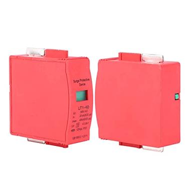 Imagem de Zaweliyo AC 385V Dispositivo de Proteção | 40/65/80ka Protetor Doméstico Com Moradia | SPD de Baixa Tensão para Eletrodomésticos, Eletrônicos e HVAC (série LT1) (40KA)