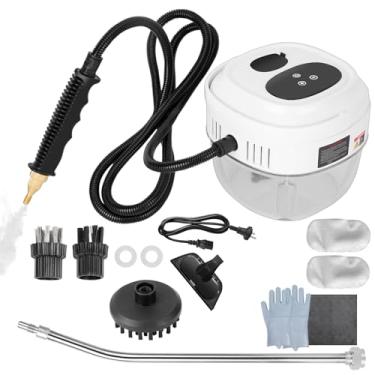 Imagem de STRCEAT Limpador A Vapor, Vaporizador Multifuncional De Alta Pressão 2500 W Para Limpeza, Aquecimento 10 Segundos, Ajuste 6 Marchas, Limpeza Portátil Com Acessórios, Adequado Casa, Carro, Banheiro,