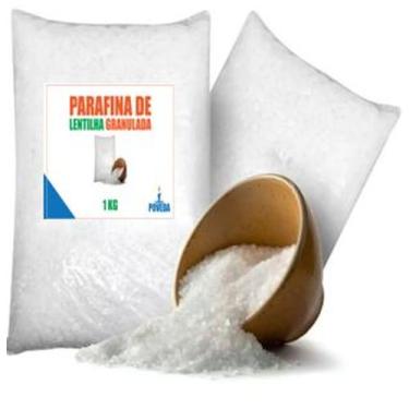 Imagem de parafina granulada de lentilha - solvem