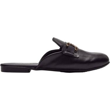 Imagem de Mule Feminina Casual Dia a Dia Passeio Trabalho Conforto Detalhe Metalizado Beira Rio 4323.100