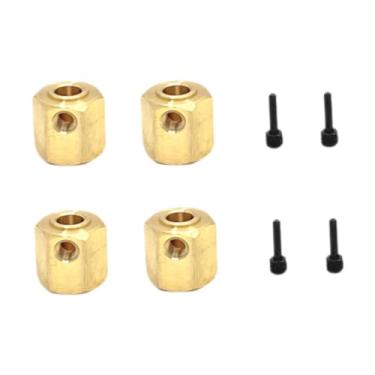 Imagem de JWQFBC Componentes de Reposição para Cubos Hexagonais de Carro RC, Acessórios para Brinquedos RC, Adaptador Hexagonal, Combinador, 4x4 Sem Eixo de Saída