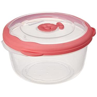 Imagem de Sanremo - Pote Hermético Plástico Redondo de 1100ml, Linha Flor