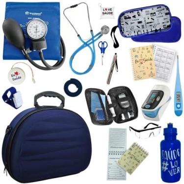 Imagem de Kit Enfermagem Super Luxo Maleta Exclusiva Completo - PA MED/ PREMIUM/