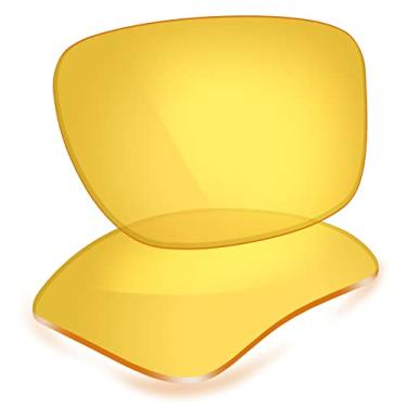 Imagem de ThunderClap Lentes de policarbonato de reposição para óculos de sol Oakley Sliver XL OO9341 - Amarelo cristal