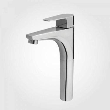 Imagem de Misturador Monocomando Para Lavatório Mesa Bica Alta Dn15 Led Cromado Perflex