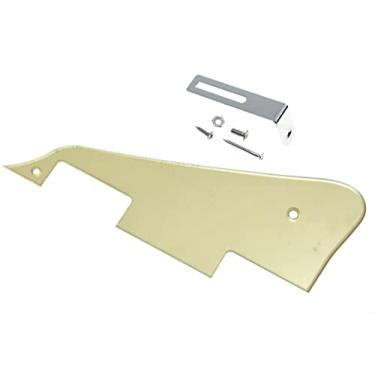 Imagem de KAISH Escudo de guitarra LP espelhado dourado com suporte cromado para Epi Les Paul