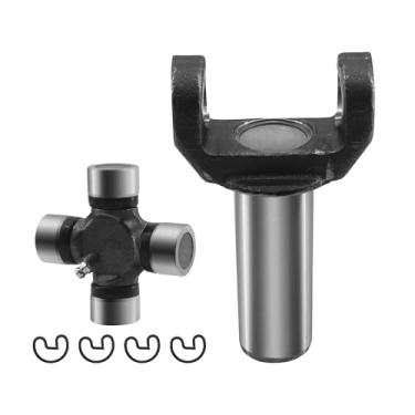 Imagem de Ovabeyna Junta deslizante de transmissão 2-3-6081X com kit de junta em U 5-153X, compatível com GM Turbo 350 TH350 700R4, 1310 Series 26/27 Spline Slip Yoke