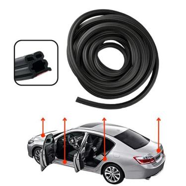 Imagem de Borracha para Vedação Porta Porta-Mala Carro Universal Preto - Car Shi