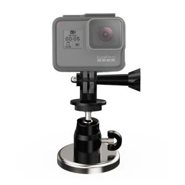 Imagem de Suporte magnético para câmera GoPro, suporte magnético de rotação de 360°, compatível com GoPro Hero 13/12/11/10/9/8/7/6, DJI Osmo Action 5/4/3/2, Insta360 X4/X3/Ace/Ace Pro