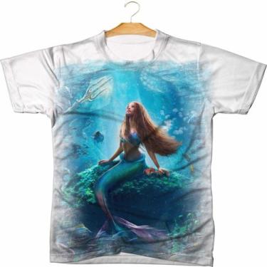 Imagem de Camiseta a Pequena Sereia Filme - 06 - MAHALO CAMISETAS, Branco, INFAN