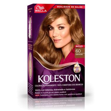 Imagem de Tintura Creme Koleston Wella Louro Escuro 60 Kit