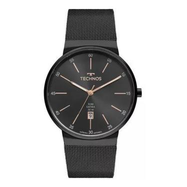 Imagem de Relógio Technos Masculino Slim Preto - Gm12ag/1p