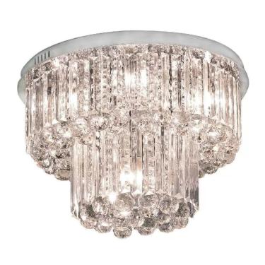 Imagem de Plafon De Cristal Cake 50Cm Redondo- Startec 140130000