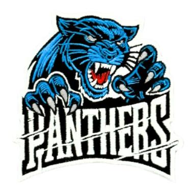 Imagem de Siam Accs Rugby Fans Panthers Patch Bordado Futebol Americano Ferro em Costurar Remendo Bordado para Roupas Mochilas Jeans Motocicleta Costurar Jaquetas Personalizadas Chapéus Bolsas Táticas