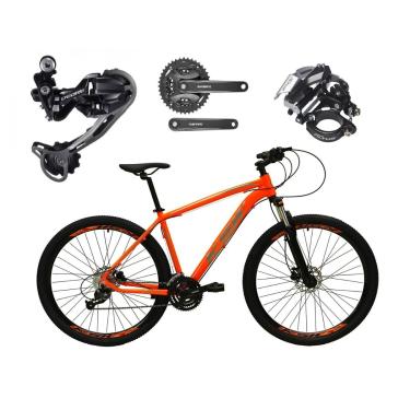 Imagem de Bicicleta Aro 29 KSW XLT 27v Shimano Deore/Altus Freio Hidráulico Garfo com Trava Alumínio-Unissex