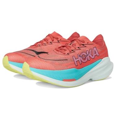Imagem de HOKA Tênis feminino Mach X 2, Coral elétrico, 40