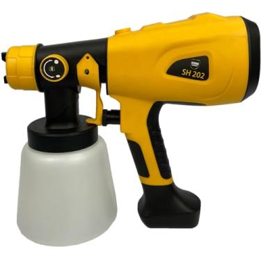 Imagem de Pistola Elétrica de Pintura SH202 Stone Hammer 400W – Tanque 800ml com 3 Bicos para Tinta Látex, Verniz e Esmalte