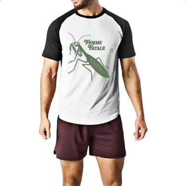 Imagem de Camiseta Raglan Louva Deus Femme Fatale - Alearts, EG