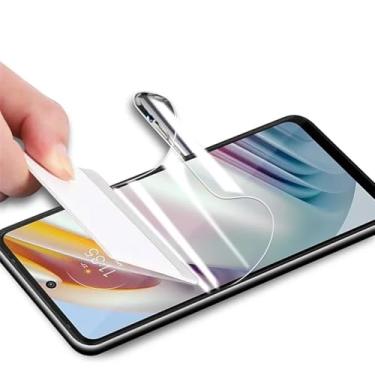 Imagem de TMahhbid 2 películas protetoras de hidrogel para Motorola Moto G Power 2025, película protetora de hidrogel TPU macio [Clear HD] (não vidro temperado)