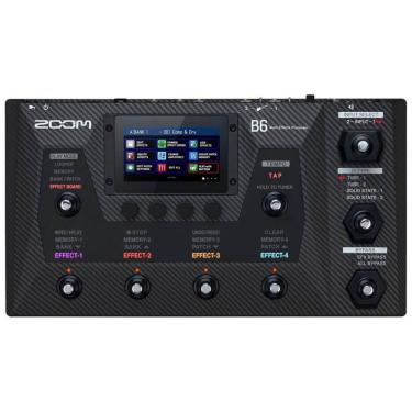 Imagem de Pedaleira Zoom B6 Multi-Effects Para Contrabaixo