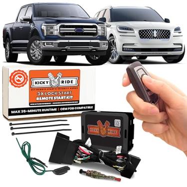 Imagem de KICKY RIDE Kit de partida remota compatível com veículos Ford e Lincoln selecionados 2014-2021 - F-150 | F-250 | F-350 | Fusion | Continental | Expedição | Navegador - Verifique as imagens para