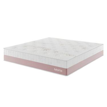 Imagem de Colchão Espuma Ortopédico King Size 34x193x203cm Marte Rose - Casa Giulia