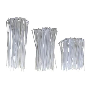 Imagem de Abraçadeiras Nylon 300 unid. – Kit com 3 Tamanhos (150mm/200mm/250mm) - Enforca Gato Resistente