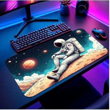 Imagem de Mouse Pad Gamer Premium Astronauta 90x40