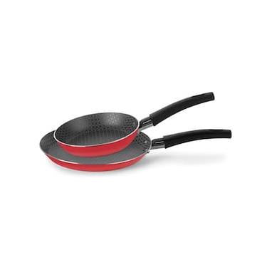 Imagem de Conjunto Tapioqueira e Frigideira Multiflon Gourmet Vermelha Antiaderente 7 Camadas