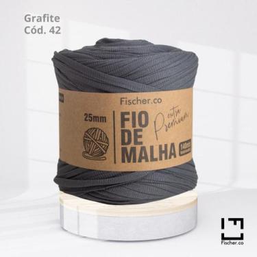 Imagem de Fio de Malha Extra Premium Fischer 25mm, 42 | GRAFITE