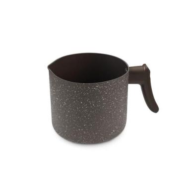Imagem de Leiteira Fervedor Soft Touch Hercules 12x10,5cm Antiaderente Marrom PA