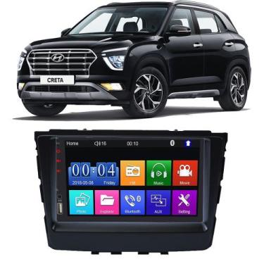 Imagem de Kit Central Multimidia MP5 Creta 2016 2017 2018 2019 2020 + Chicote & 