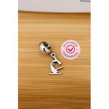 Imagem de Berloque microscópio - aço inoxidável, garantia permanente